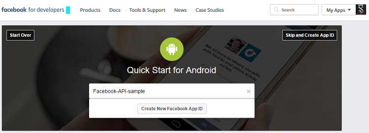 Как создать приложение с facebook api